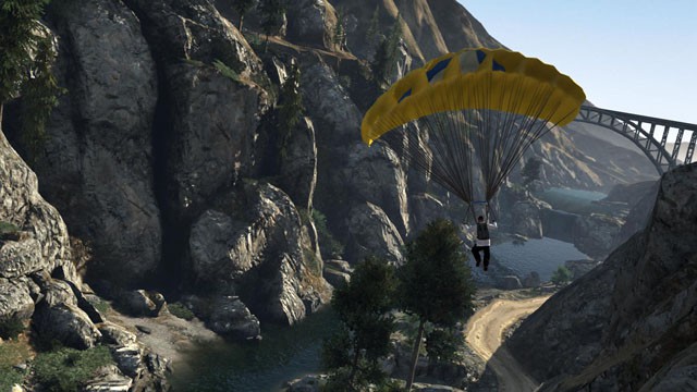 comment prendre le parachute gta v