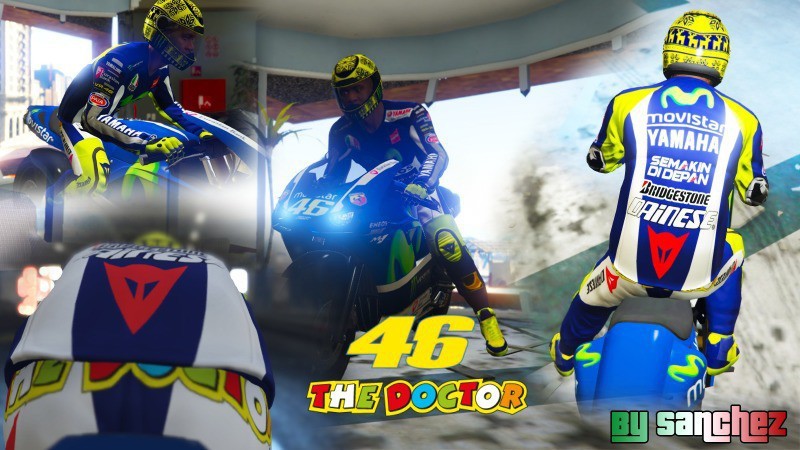 Valentino Rossi M1 Outfit