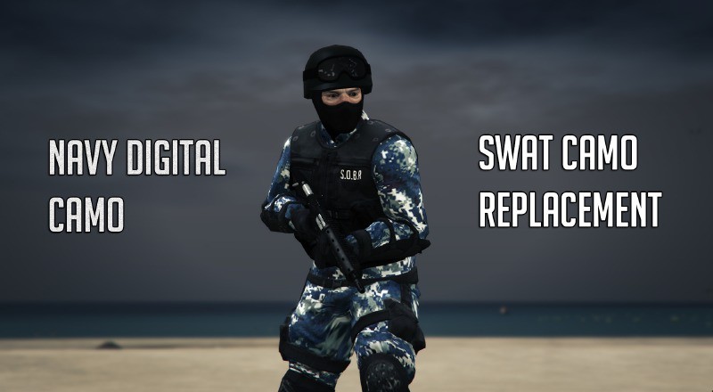 Navy Digital Camo - SWAT Replacement