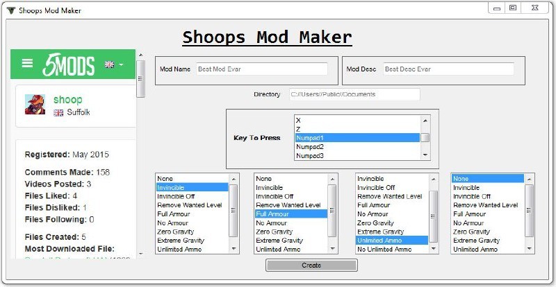 Shoop's Easy Lua Mod Maker