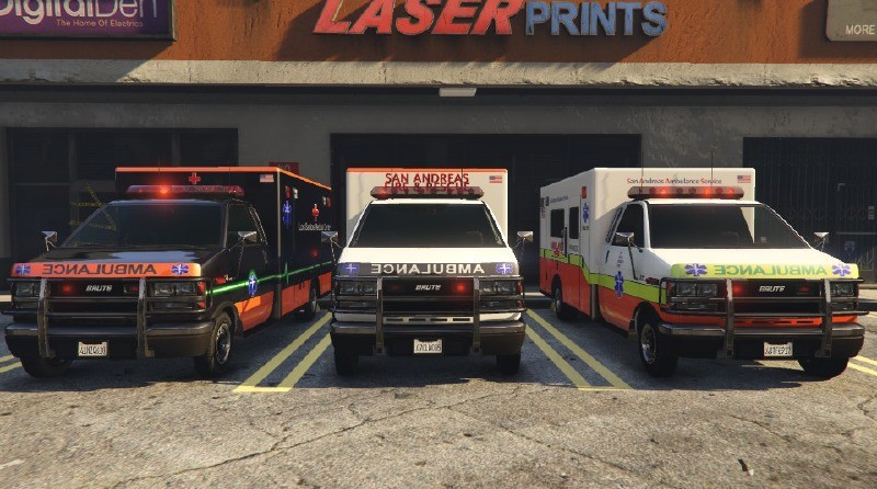 San Andreas Ambulance Textures