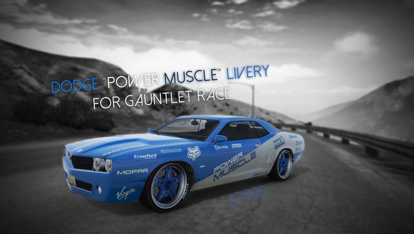 Power Muscle Livery for Gauntlet Race