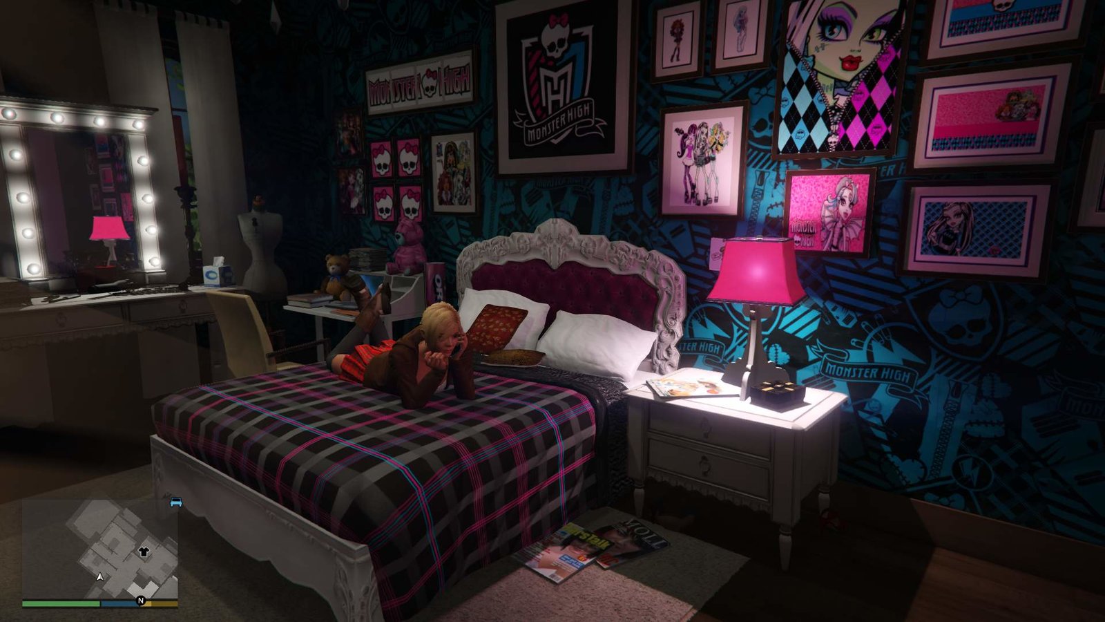 Monster High decoration and New Bed for Tracey's room + Art for Michael's