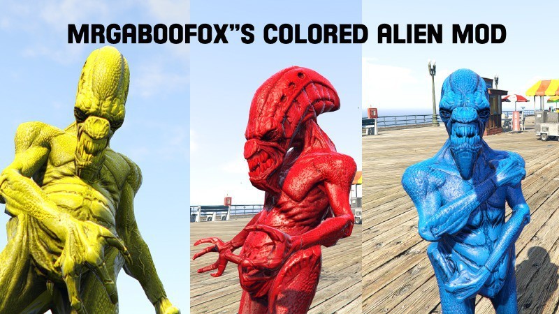 Colored Aliens Mod