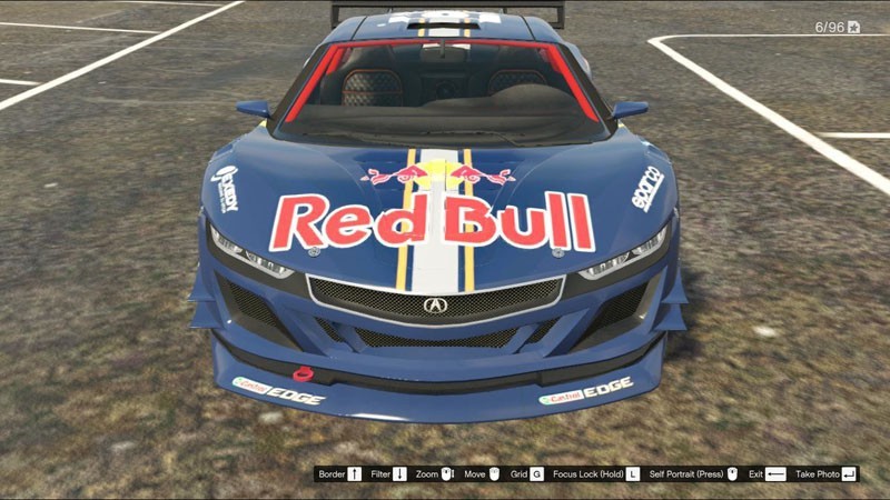 Acura and Red Bull Logo for Jester