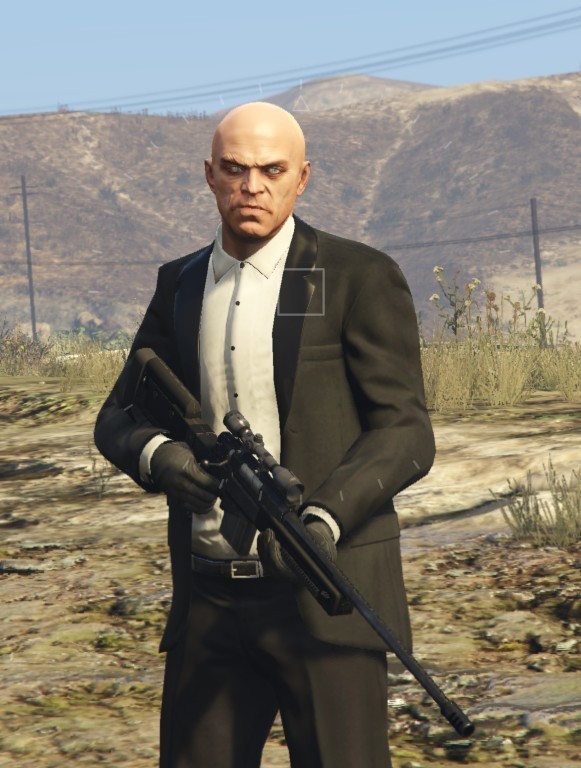 Agent 47 Hitman Replacement for Trevor