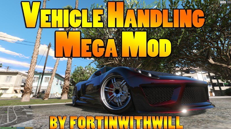 Vehicle Handling Mega Mod 150+ Vehicles