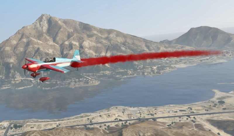Stunt Plane Smoke