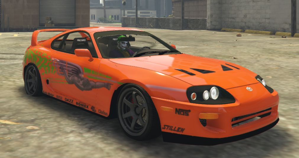 Toyota Supra Paul Walker (Fast and Furious) Paintjob