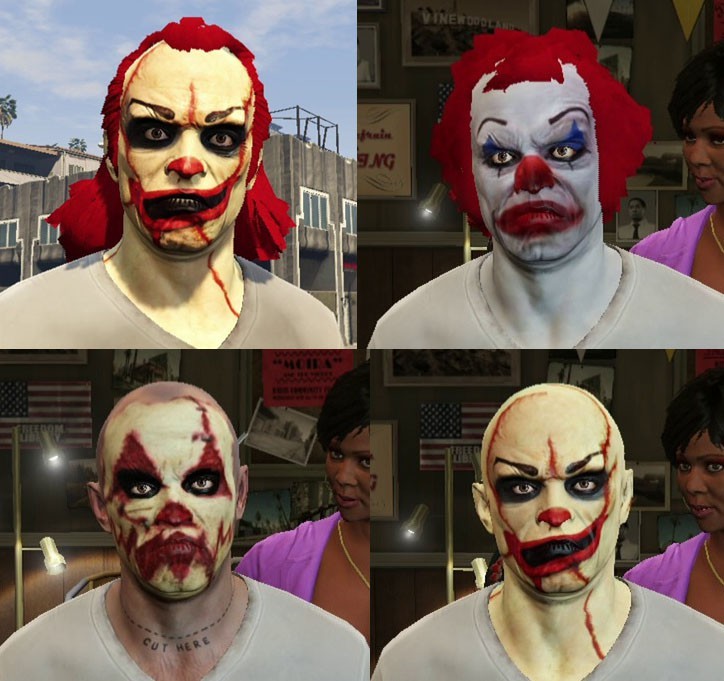 Clown Horror Face