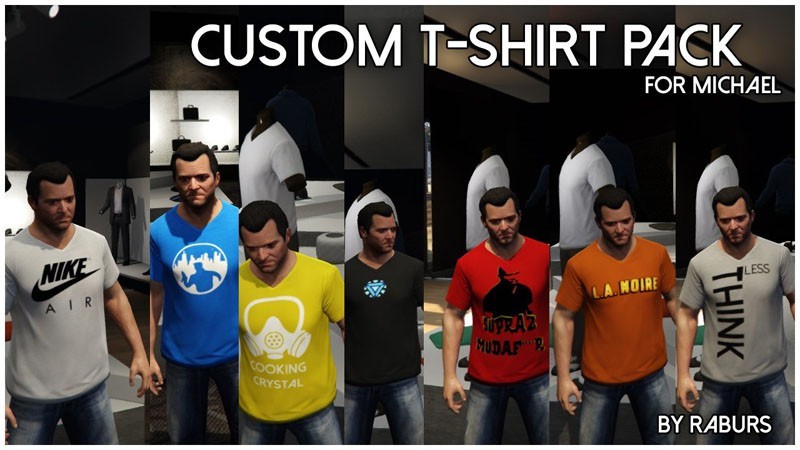 Custom T-Shirt Pack For Michael