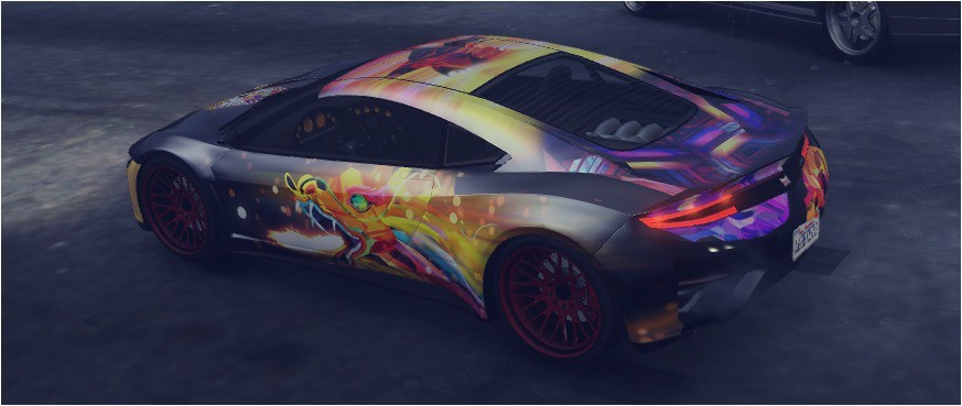 Dragon's Wrath Car Texture