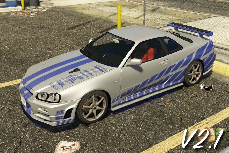 Nissan Skyline GT-R 2 Fast 2 Furious Paintjob