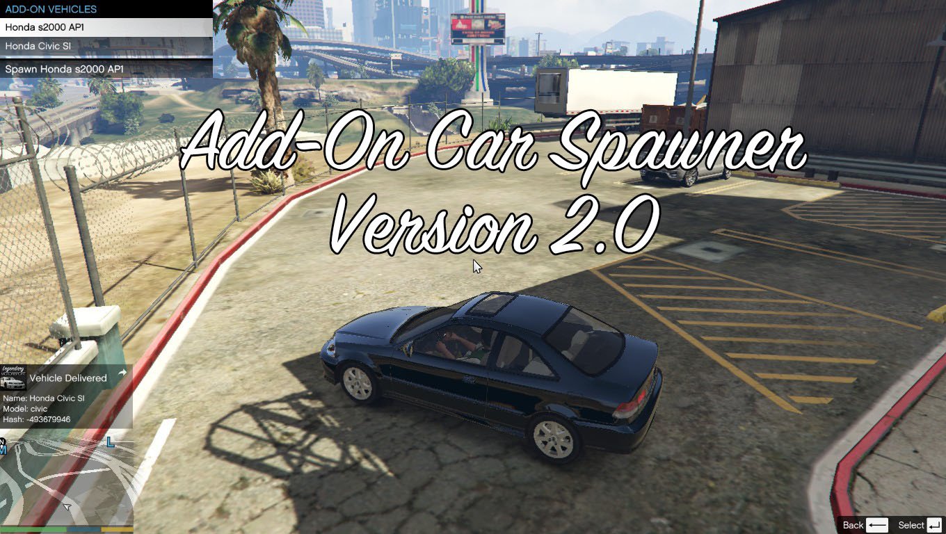 Add-On Car Spawner Menu