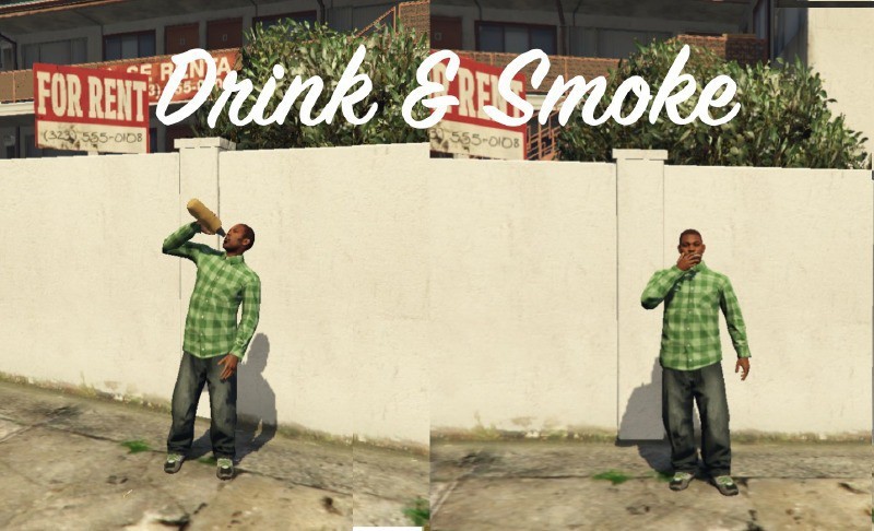 Drink & Smoke (Boire & Fumer dans GTA 5)