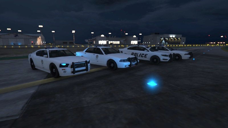 Uniform Police Cars