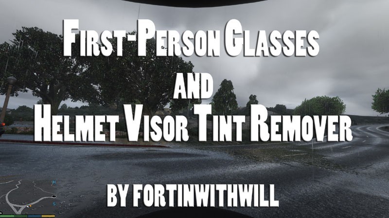 First-Person Glasses and Helmet Visor Tint Remover