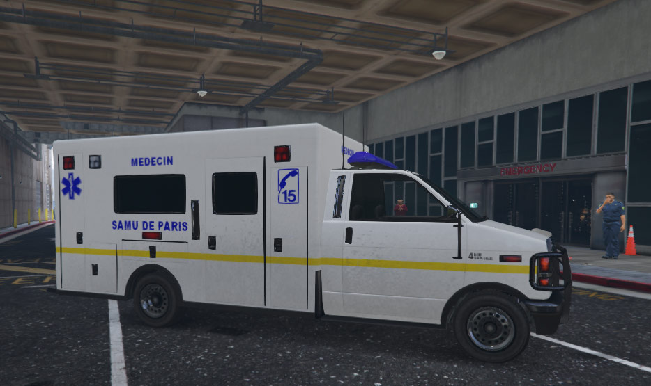 French Ambulance Texture