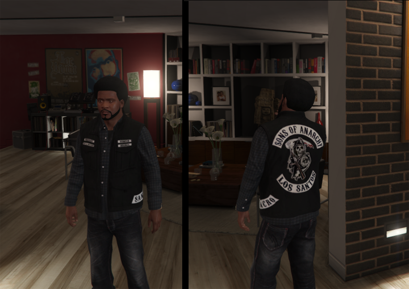 Sons Of Anarchy Jacket For Franklin Skins Modèles Téléchargements