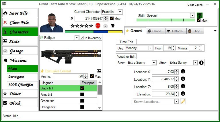 GTA 5 Save Editor (PC)