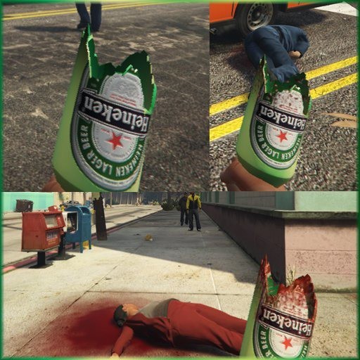 Heineken Broken Bottle