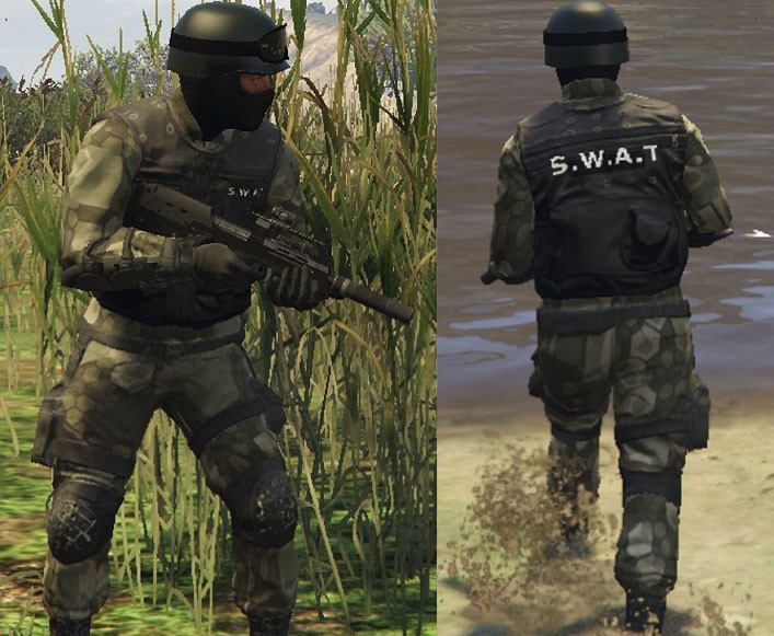 HoneyComb Swamp SWAT Texture