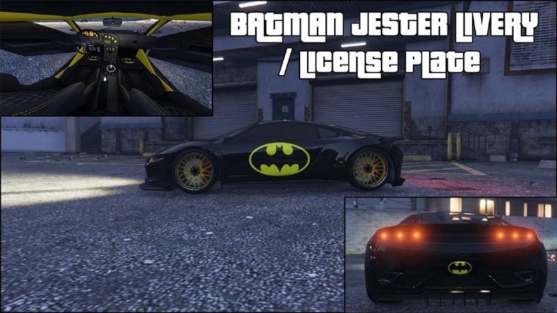 Batman Jester Livery / License Plate