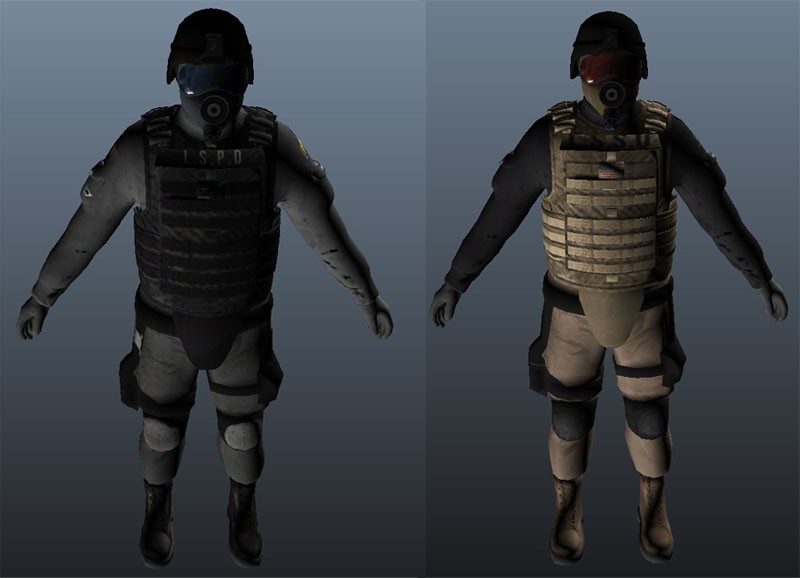 Military SWAT/Sheriff Re-texture