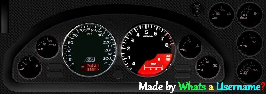 New Speedometer and Rev Counter for Elegy