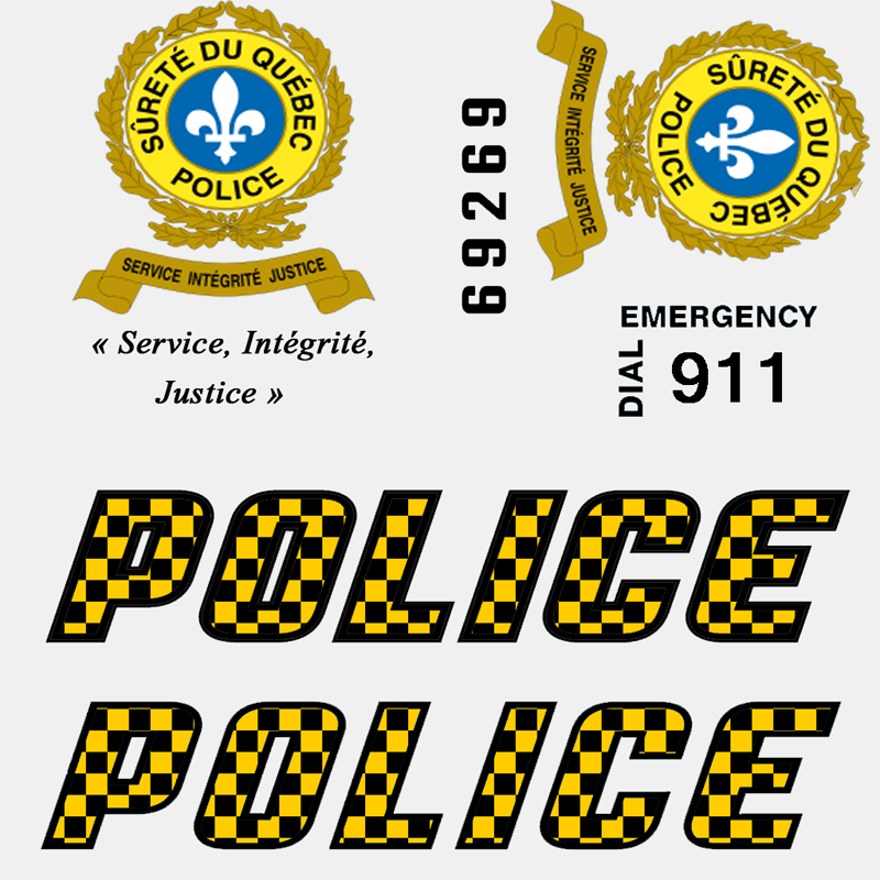 Texture Sûreté du Québec (Police)