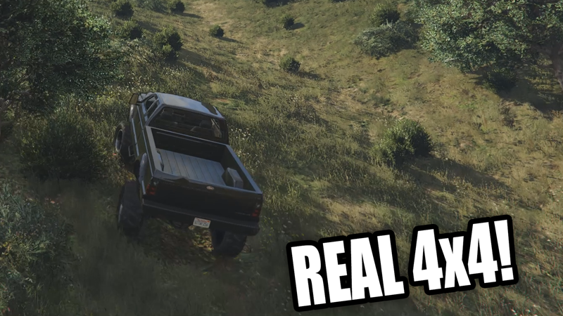 Real 4x4 Handling Mod - Choose Any Car!