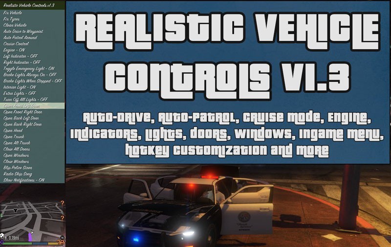Realistic Vehicle Controls
