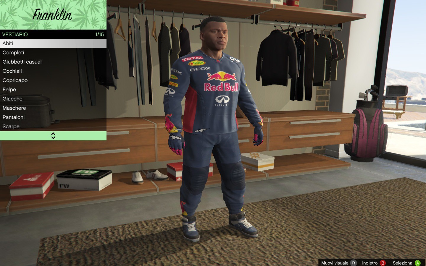 RedBull Suit for Franklin