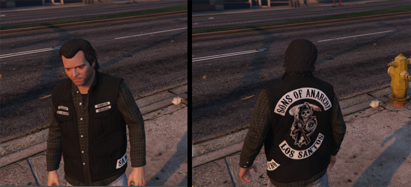 Sons Of Anarchy Jacket For Michael Skins Modèles Téléchargements