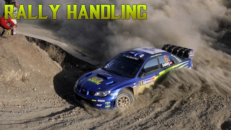 Subaru Rally Car Handling