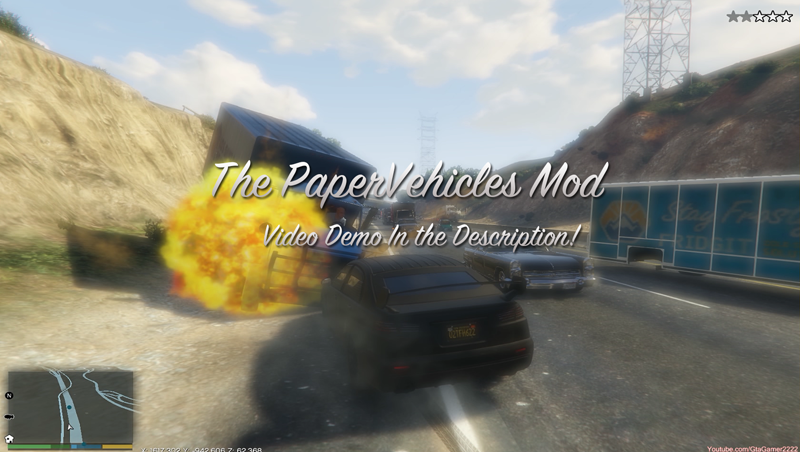 The PaperVehicles Mod
