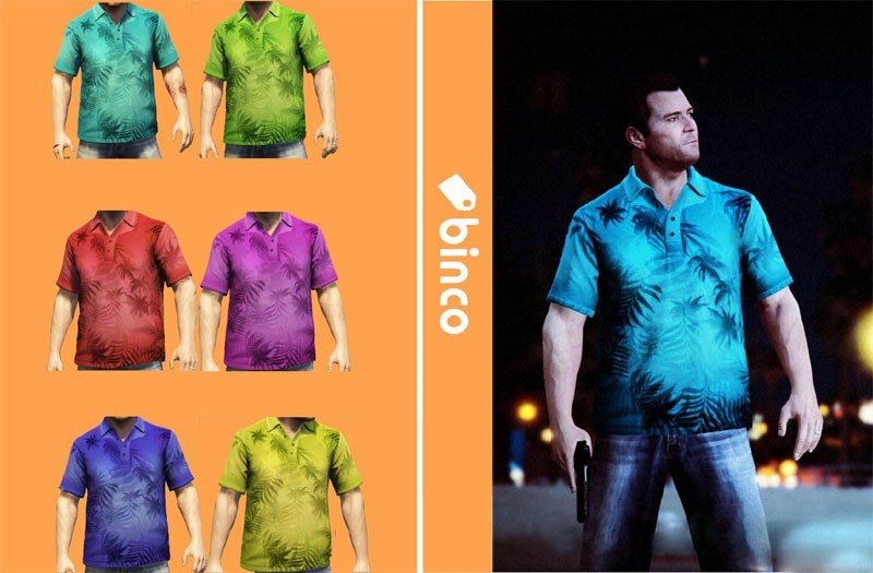 Tommy Vercetti Shirt Remake