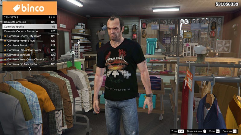 Master of Puppets Shirt for Trevor