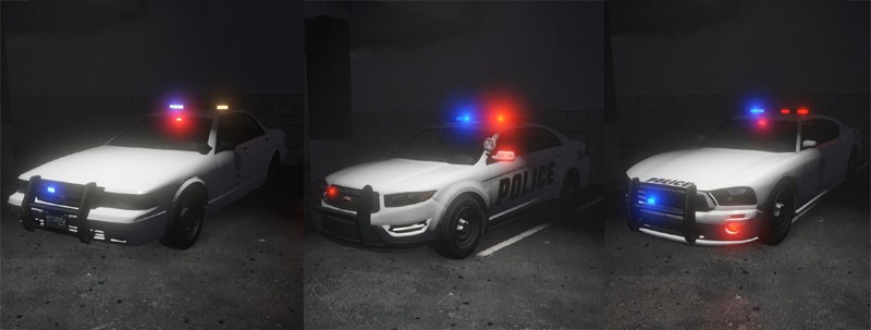 Police White Color Scheme
