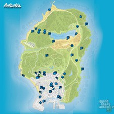 Carte activités GTA 5