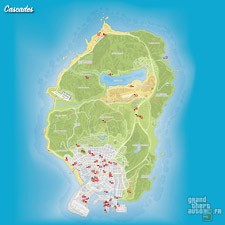 Carte cascades GTA 5