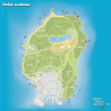 Carte déchets nucléaires GTA 5