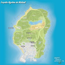 Carte enquête mystère de Michael GTA 5