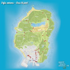 Carte défis sous le pont GTA 5