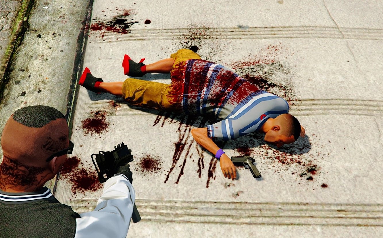 Gore and blood gta 5 фото 2